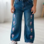 Girls Embroidered Pants